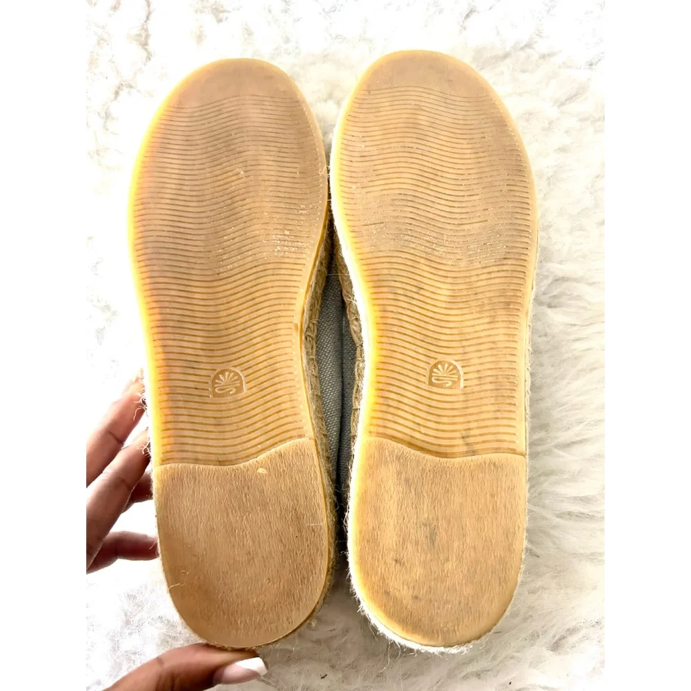 Anthropologie x Soludos “La Vie En Rose” smoking slipper espadrille flats Sz 10